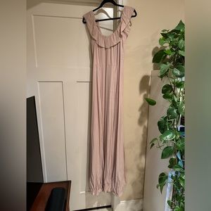 Reformation Verbena Dress in Champagne